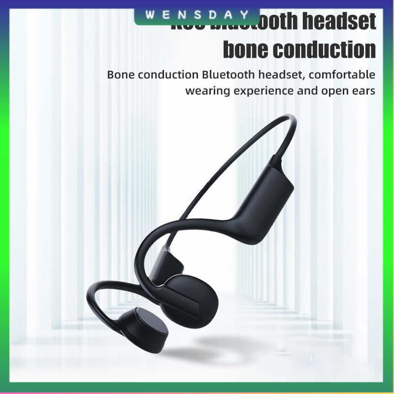 ADZUKI BEAN Earphone Bone Conduction Open Ear Wireless Bluetooth IPX5 - K08