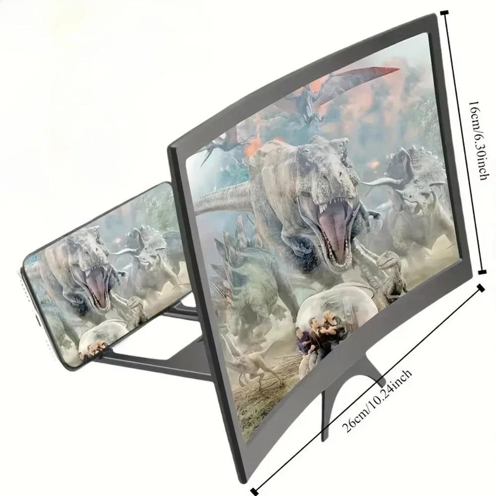 HD Phone Screen Amplifier with Holder 3D Large Magnifier Movie Video Amplifier Screen Smart Phone Ma