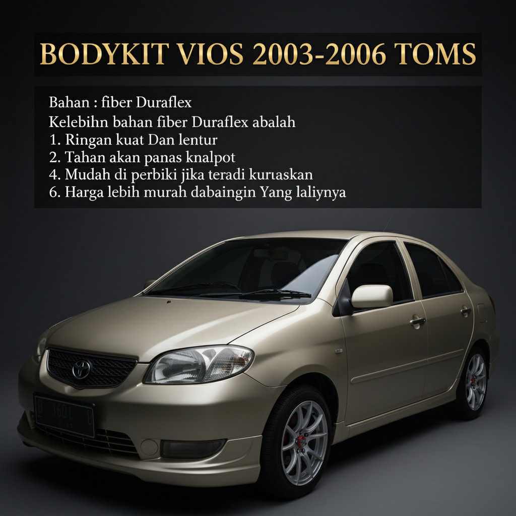 Bodykit Vios Toms 2003-2006 bodikit VIOS body kit VIOS
