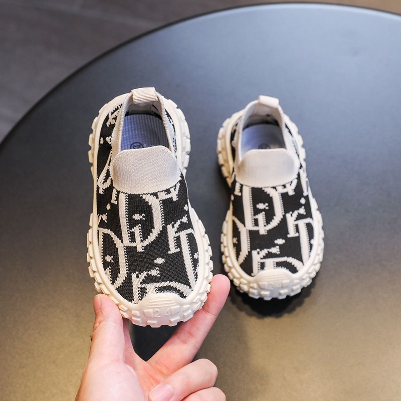sepatu olahraga anak-anak rajut jaring bernapas sol lembut