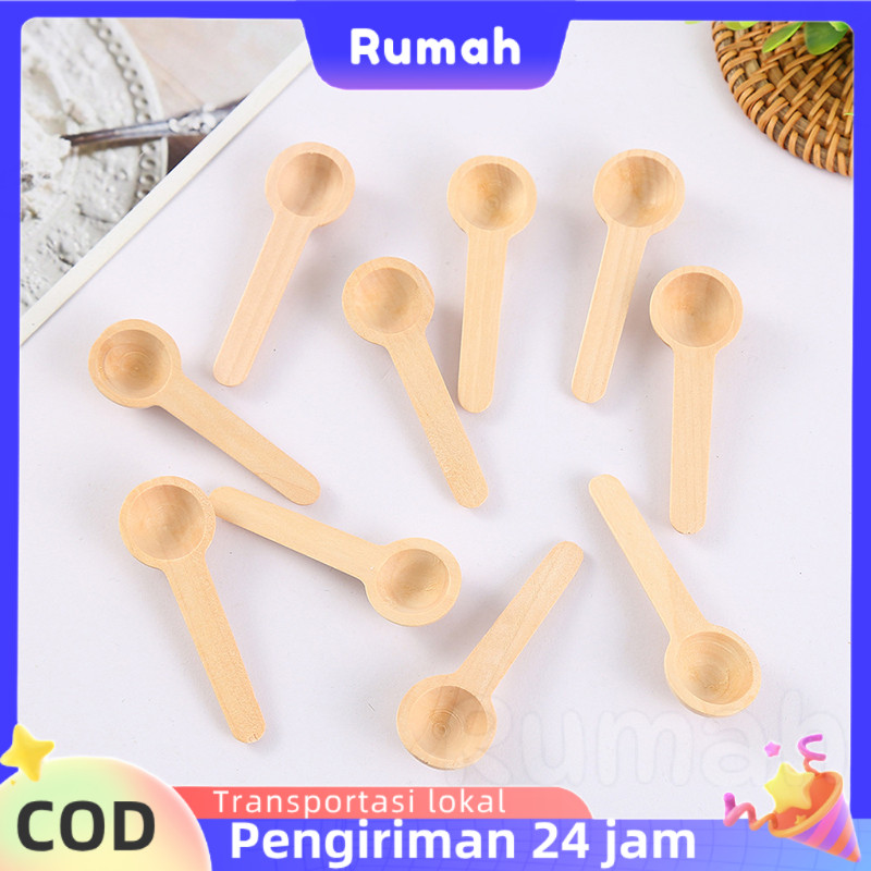 Sendok Madu Kayu Mini Kreatif, Sendok Takar Anak-Anak, Sendok Garam Mandi, Susu Bubuk, Sendok Bubuk