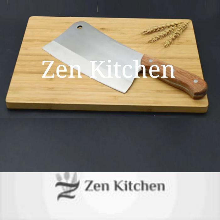 Daging Golok Tulang Pisau Dapur Stainless Steel 30cm JAPAN