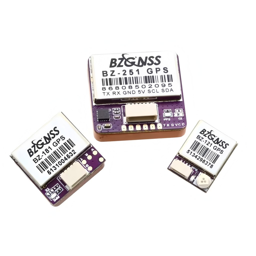 Módulo de posicionamento GPS de protocolo duplo BZGNSS BZ 121 BZ 181 BZ 251 para drones de cruzament
