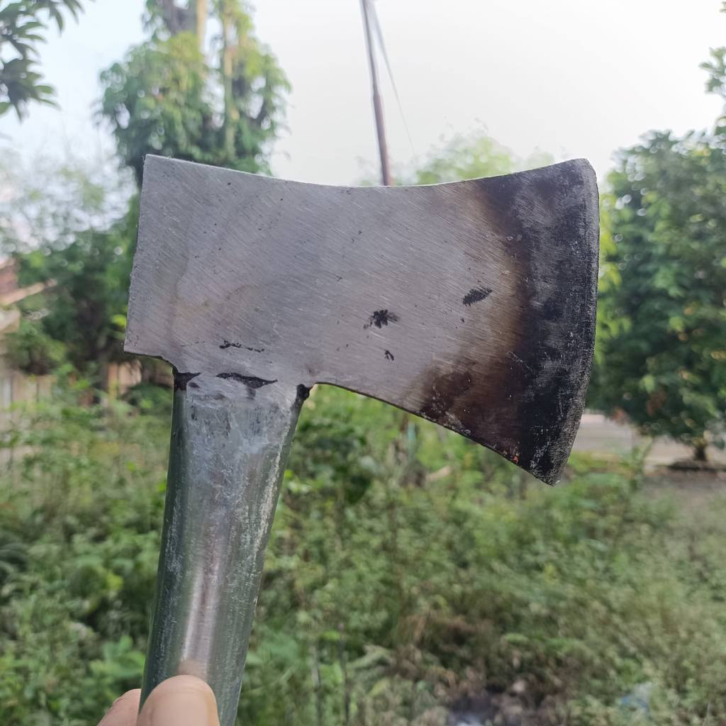 Kapak Cacah Tulang Sapi Daging & Kayu Sawit - Bahan Baja Per Super Kuat