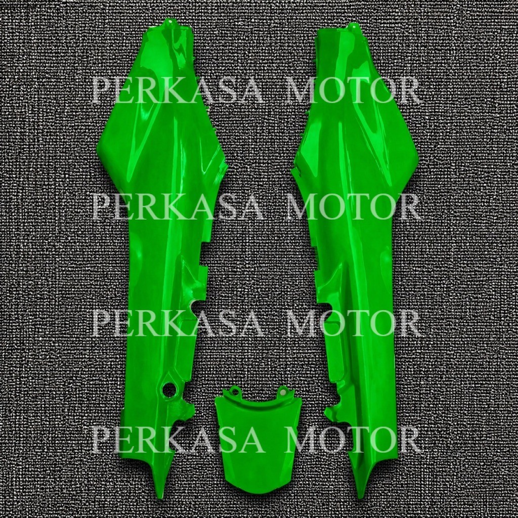 Cover Body Belakang Shogun R 110 Berkualitas Warna Hijau Solid