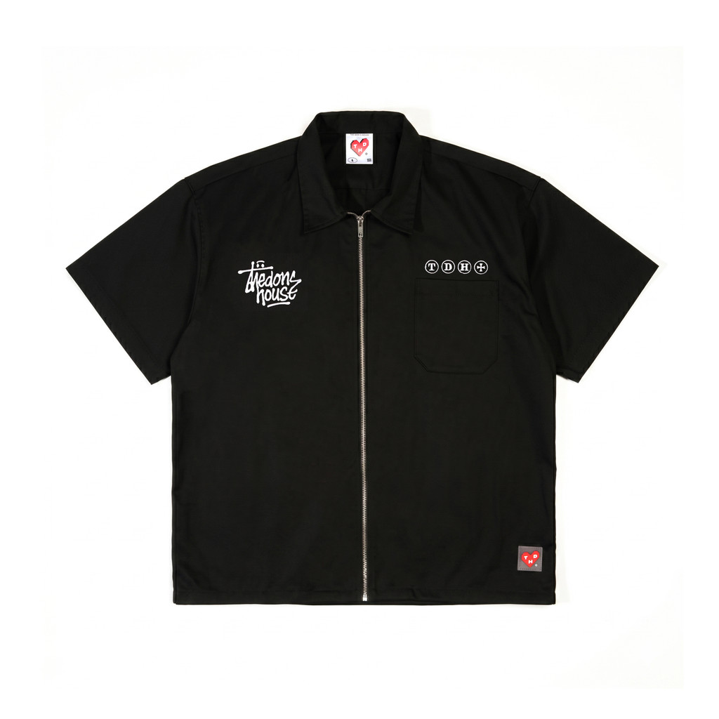The Don's House GARCIA SS - Shirt The Don's House Kemeja Workshirt Zipper Unisex