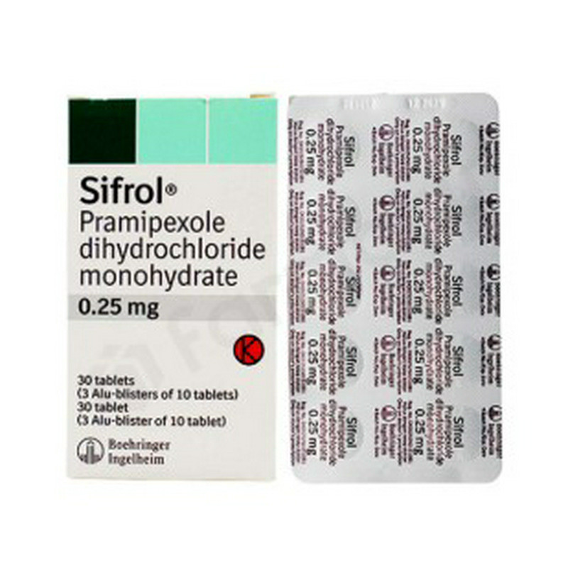 SIFROL 0.25 MG 1 ALUBLISTER @ 10 TABLET