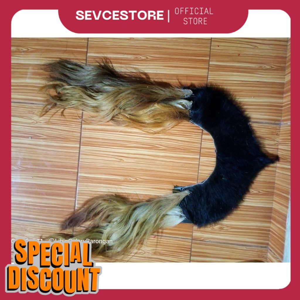 Bando barongan rambut barongan BR