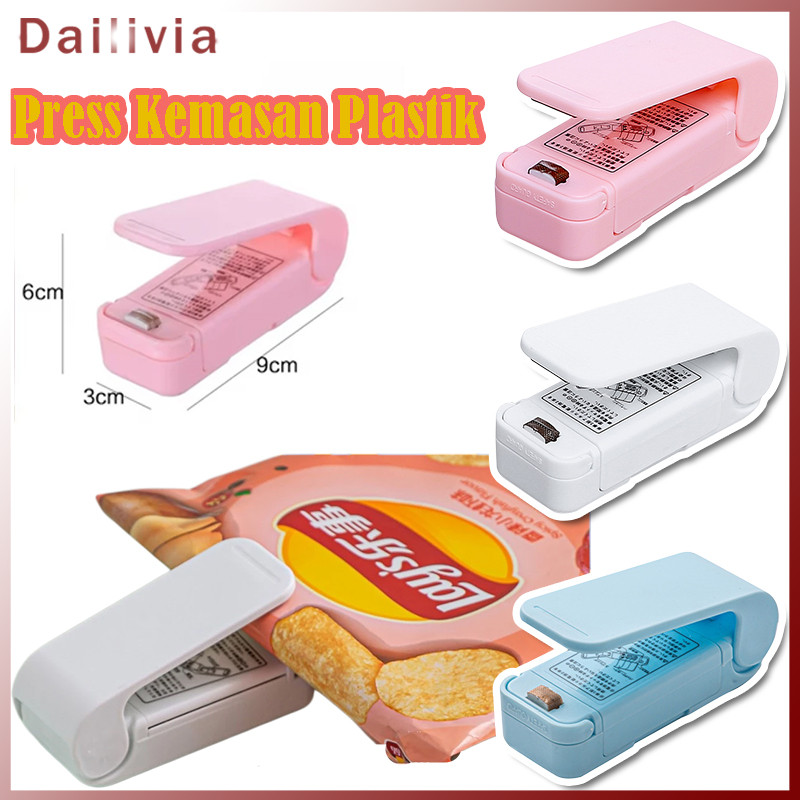PEREKAT PLASTIK MAKANAN   /PEREKAT BUNGKUSAN SNACK CEMILAN  /Hand Heat Sealer Plastik Portable Mini 