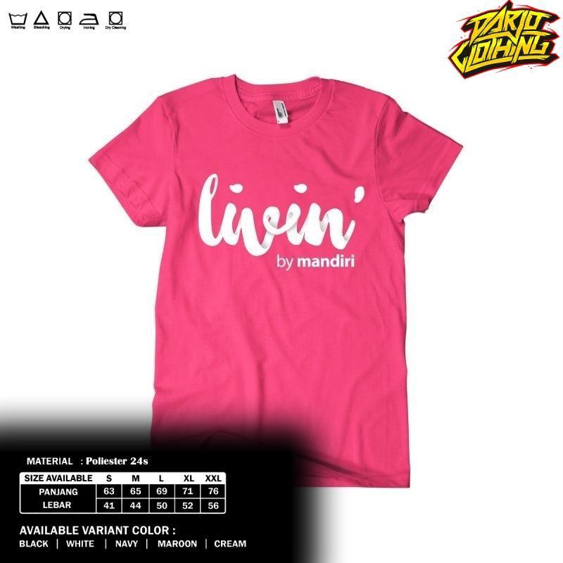 DarjoClothing Kids - KAOS MANDIRI | KAOS BANK MANDIRI | KAOS MANDIRI FUCHSIA