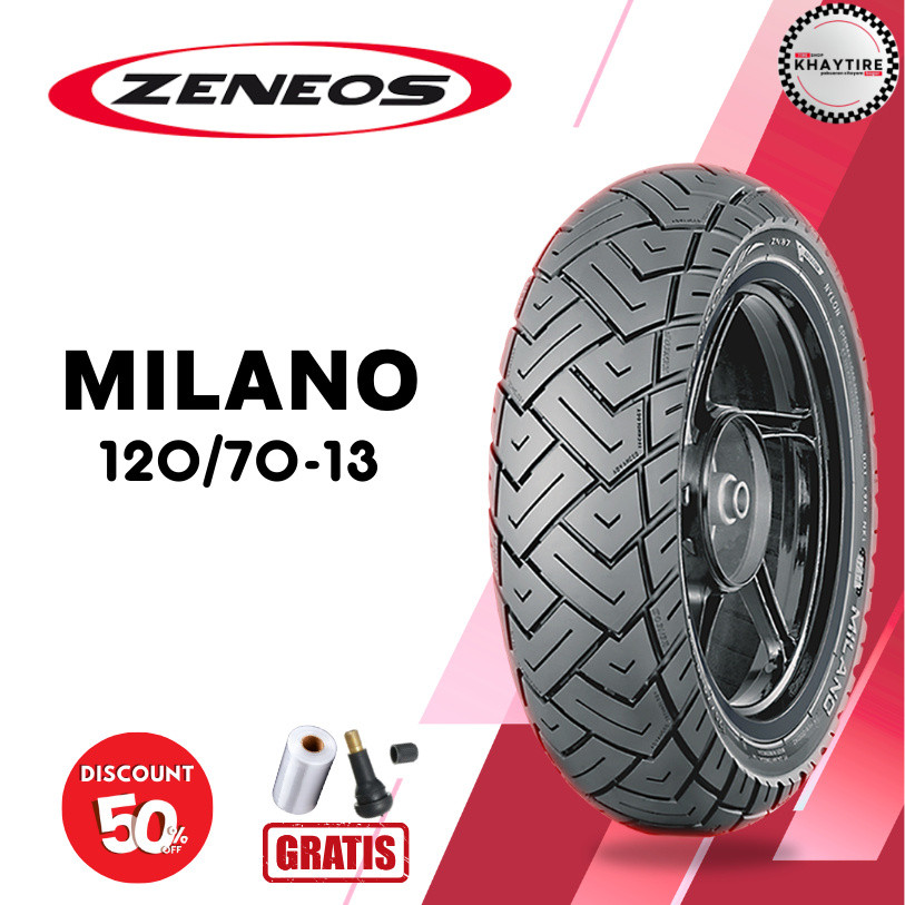 Ban Motor ZENEOS MILANO 120/70 RING 13 Tubeless
