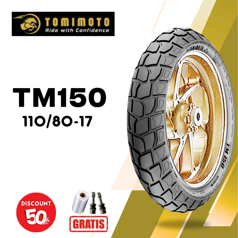 Ban Motor TOMIMOTO TM150 110/80 RING 17 Tubeless