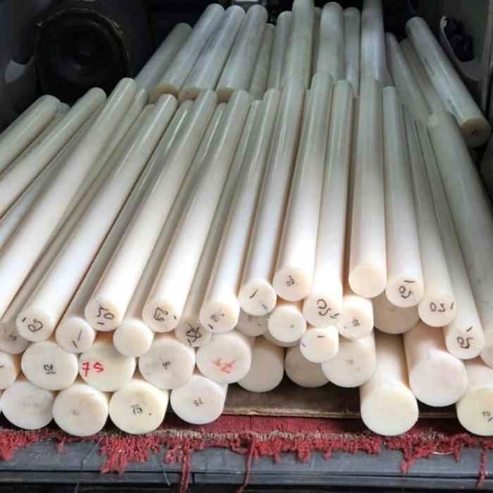 Nylon PA6 rod diameter 35mm x 100cm Nylon batangan gading