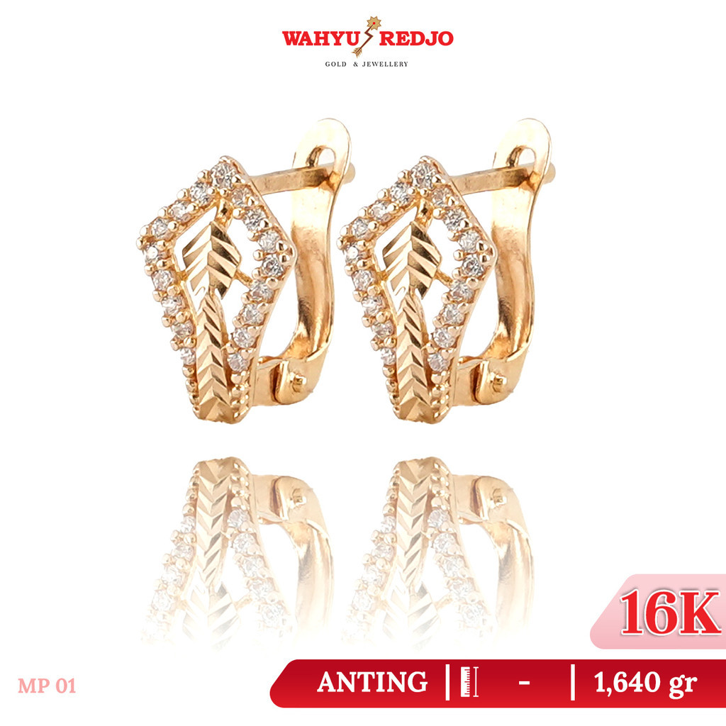 Anting Emas Kadar 16K Wahyu Redjo AN-16K 31411576