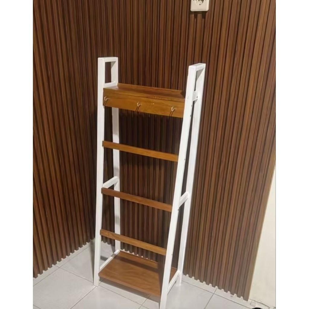 Rak Mukena,Rak Sajadah model terbaru Rak sajadah bahan kayu