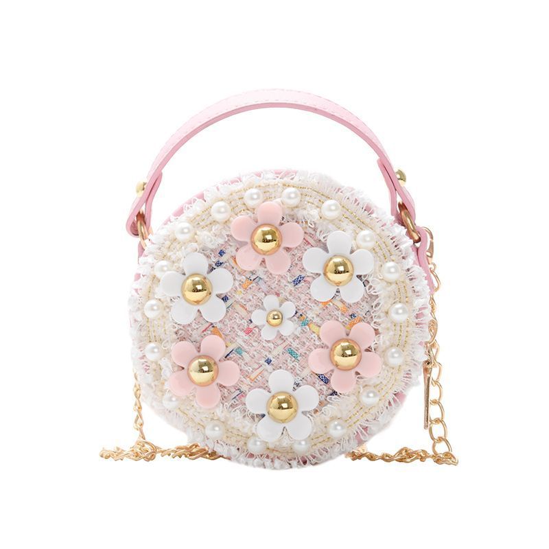 Tas anak perempuan, tas kecil lucu untuk gadis kecil, tas selempang kecil bergaya Chanel.