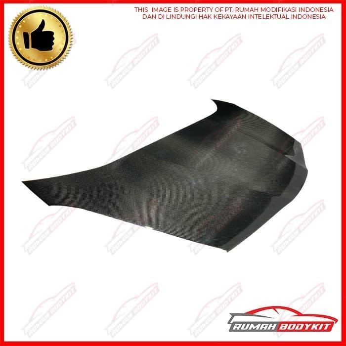 READY KAP MESIN HONDA JAZZ GE8 2008 - 2013 - MUGEN - CARBON