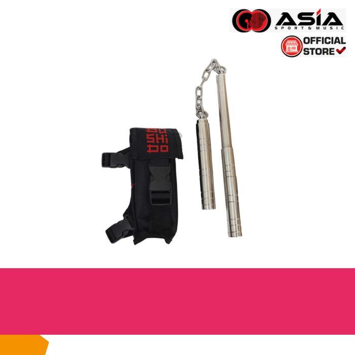 Double Stick Bushido Steel Silver + Bag | Nunchaku