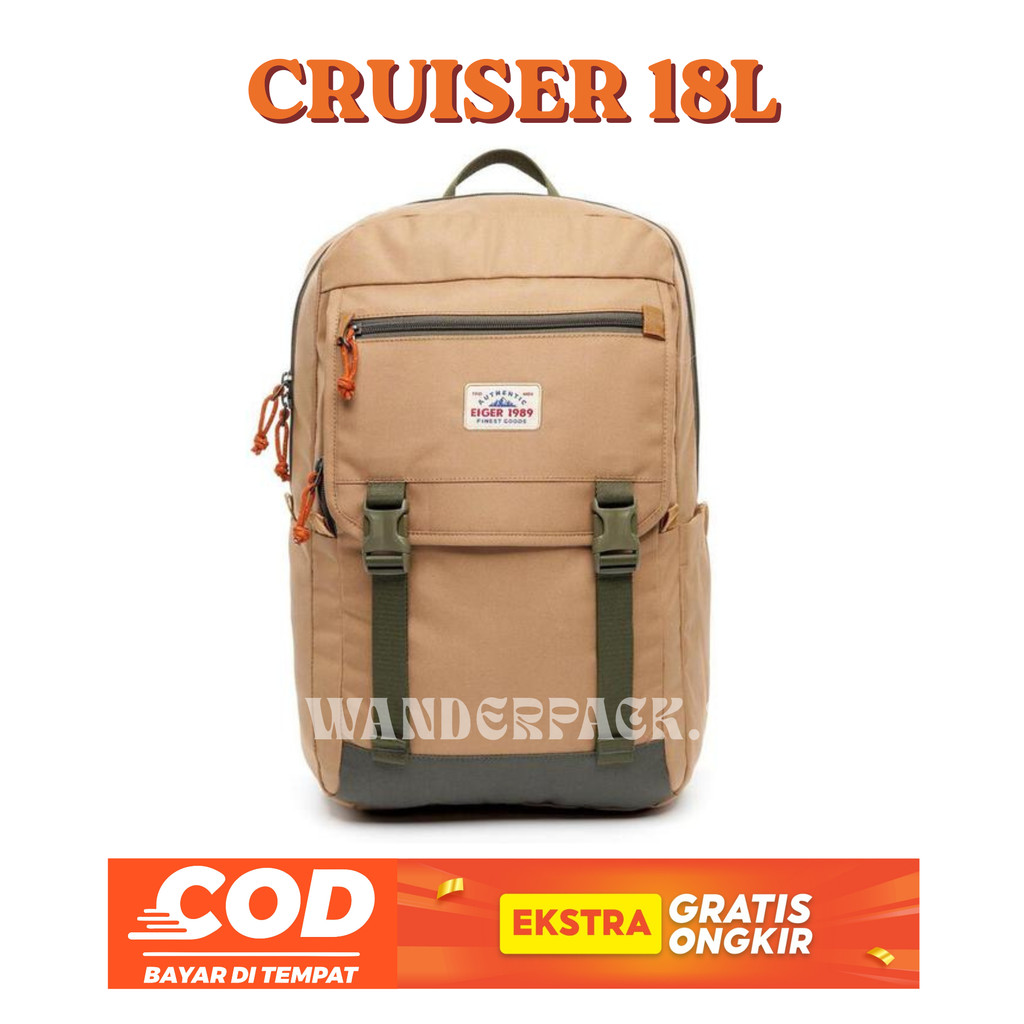Cruiser 3.0 18L Tas Ransel Laptop Backpack Original