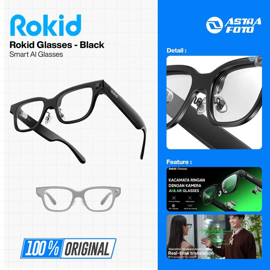 Rokid Glasses Smart AI Glasses Black