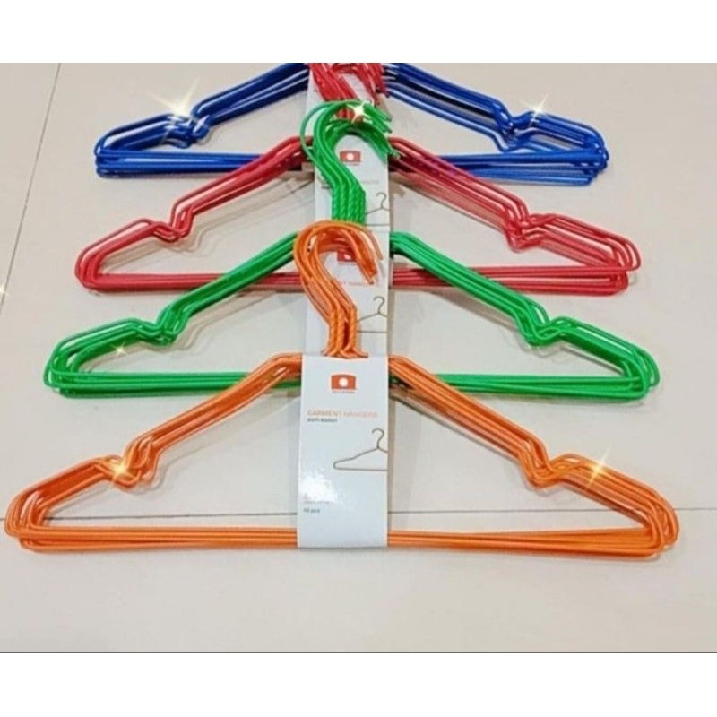 40 pcs HANGER KAWATSILIKON WARNA, HANGER KAWAT  HANGER KAWAT WARNA, HANGER KAWAT SILIKON, HANGER MUR