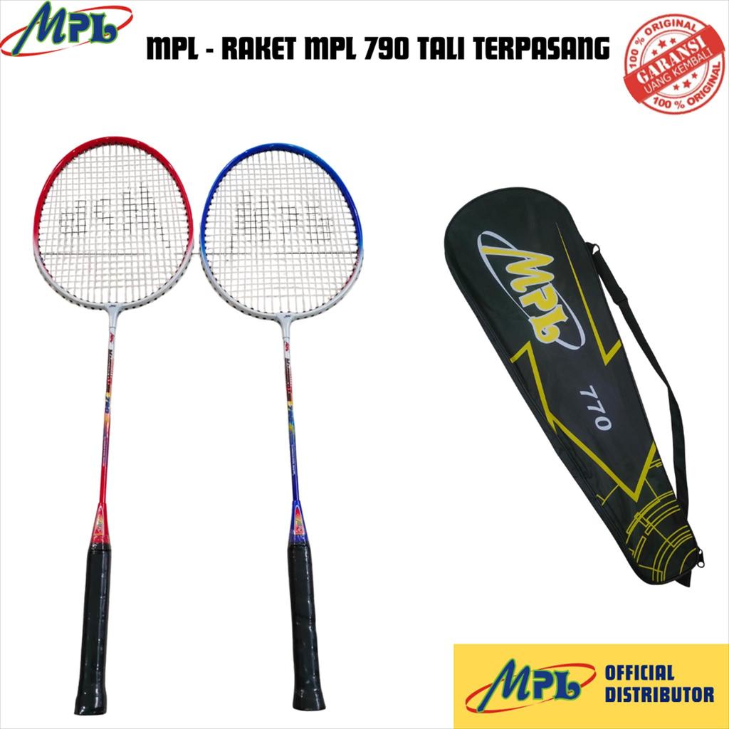 RAKET BADMINTON MPL 790 TALI TERPASANG