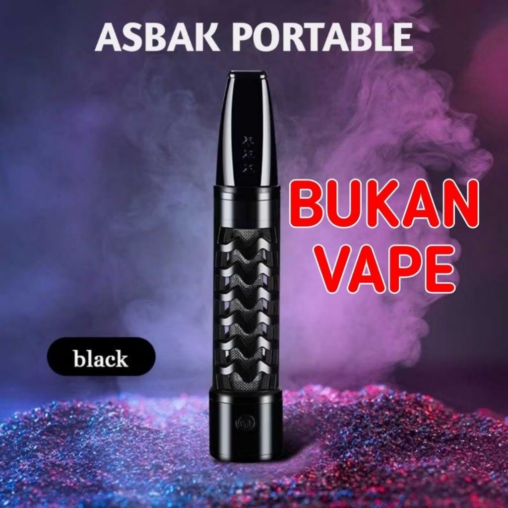 Asbak  Portable Pipe  Rechargeable with Lighter