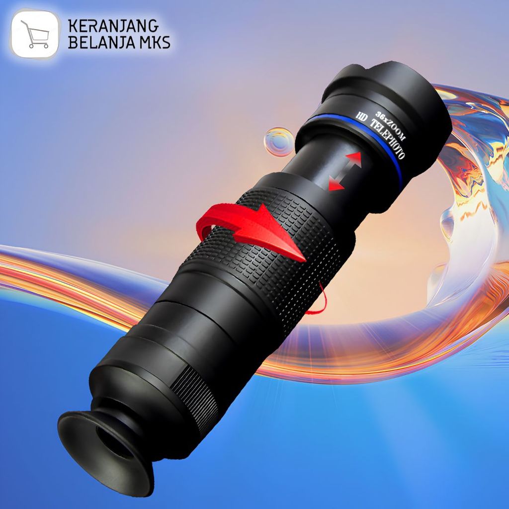 Lensa Smartphone Telephoto Lens 60X with Remote