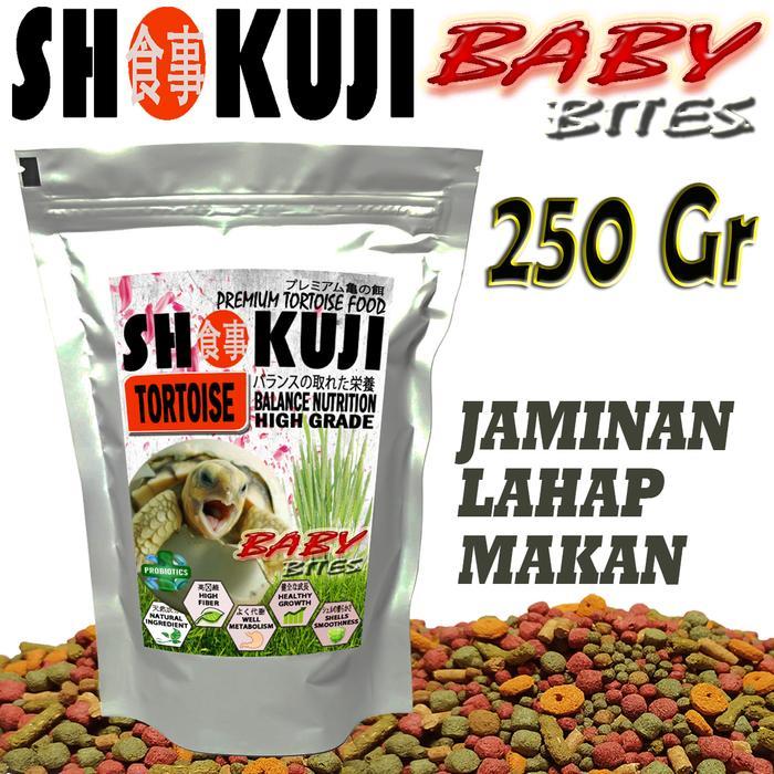 250GR MAKANAN TORTOISE KURA DARAT BAYI PELLETS BABY BITES SULCATA - 250 GR BABY