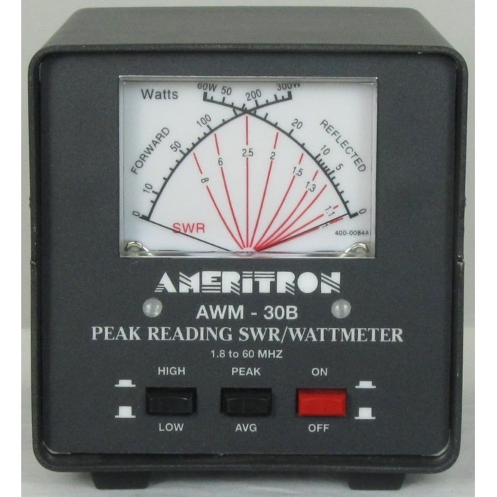 Ameritron AWM-30B HF + 6M SWR/Wattmeter, 300/3000W PEP