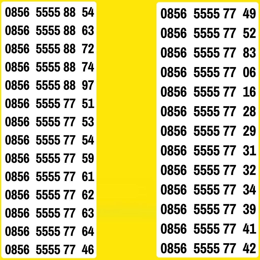 Kartu Perdana Indosat Im3 Nomor Cantik Indosat im3