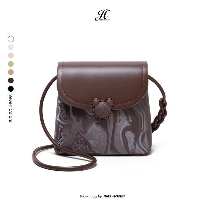 Jims Honey - Diana Bag - Sling Bag Tas Selempang Wanita - Brown
