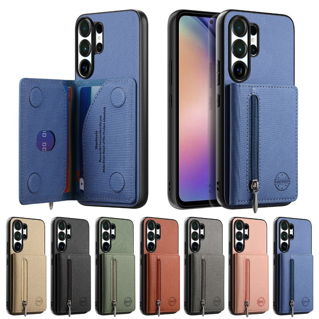 Casing untuk Samsung Galaxy S26 Ultra S25 Plus S24 FE S23 Casing Ponsel Motif Denim Ultratipis Penut