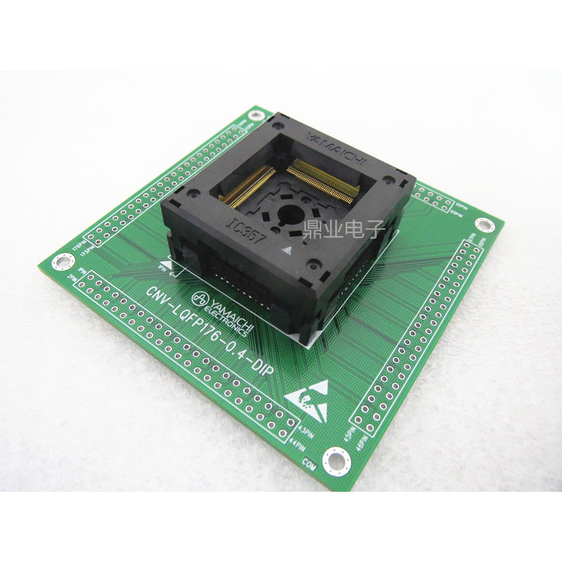 LQFP176 QFP176 TQFP176 IC357-1764 pitch 0.4mm 176pin IC Burning seat Adapter testing seat Test Socke