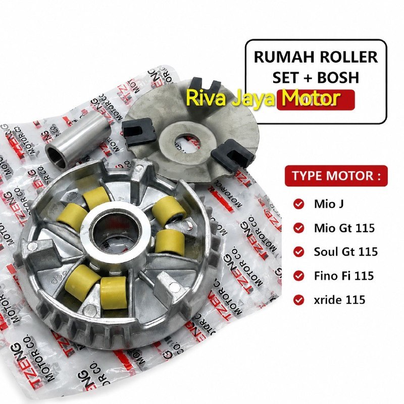 Rumah Roller Set Mio J Soul Gt Xride Fino Fi 115 Cvt Tzeng