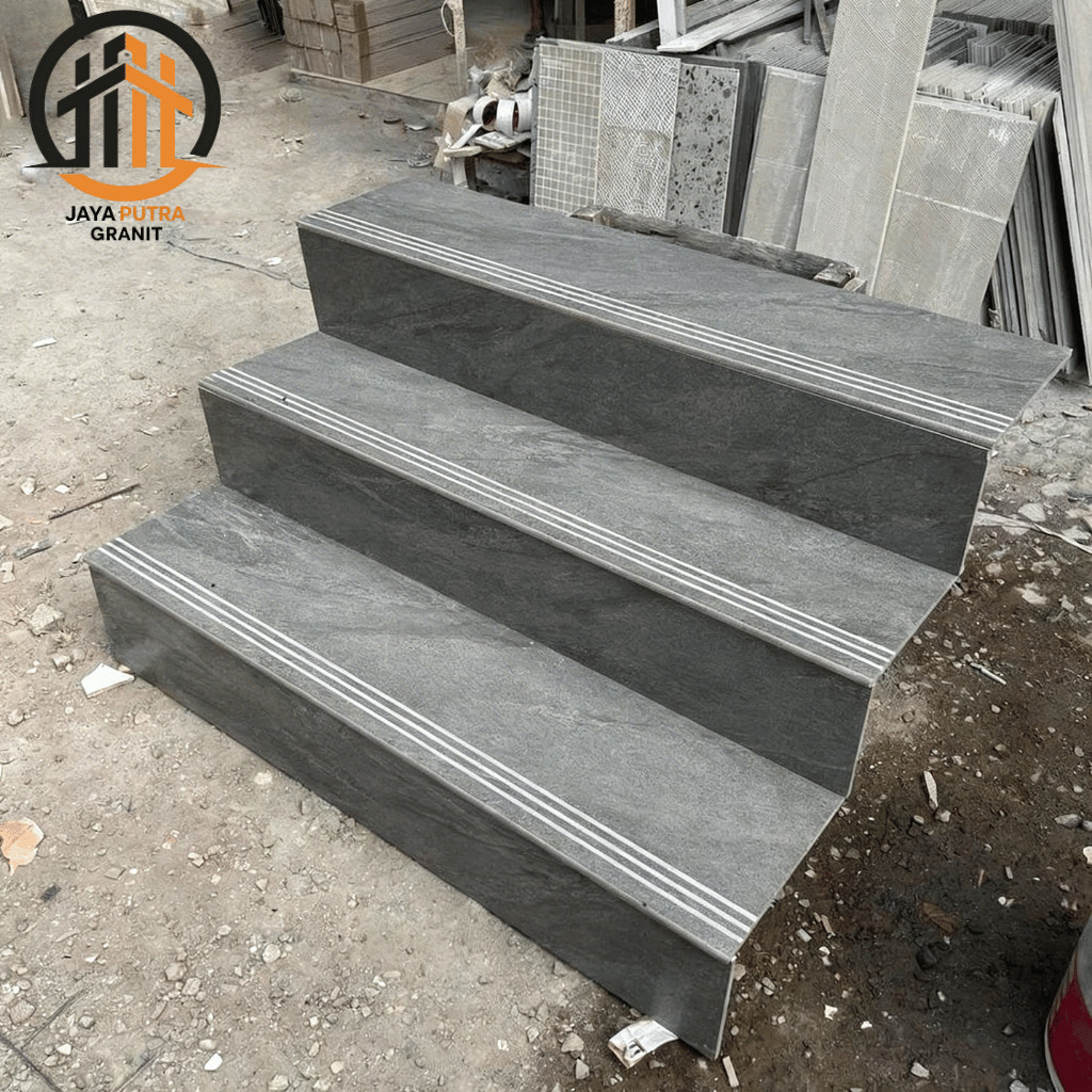 BARU Granite Tangga 30x80 30x120 Tidak Licin Kasar Aman Custom Ukuran Granit Keramik Kramik