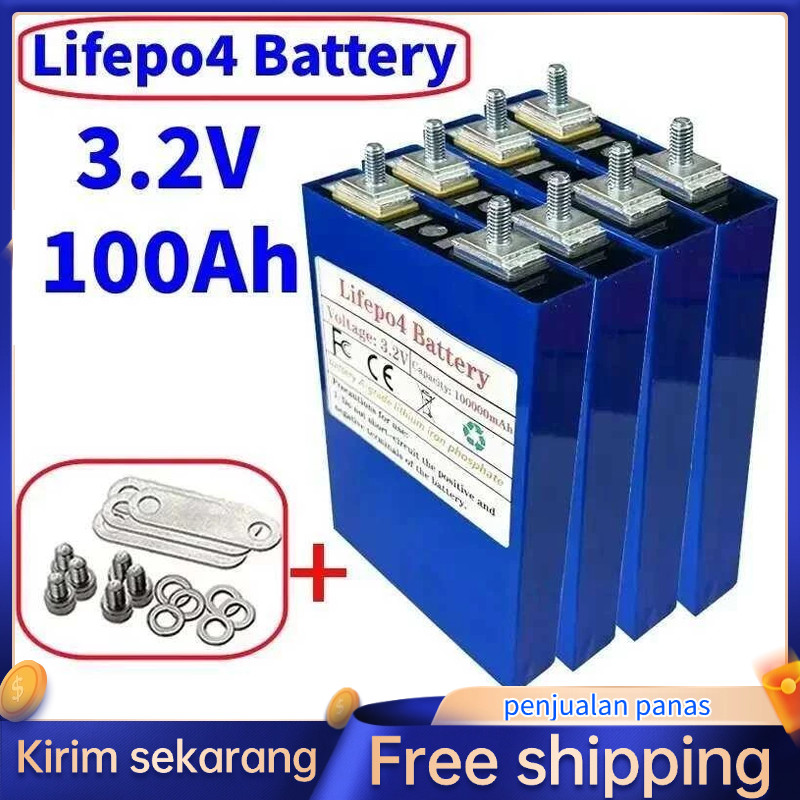 100Ah CATL/BYD Baru Lifepo4 Baterai 3.2V 100Ah lifepo4 Baterai Baterai Lifepo4 3.2V 100Ah Grade A Li