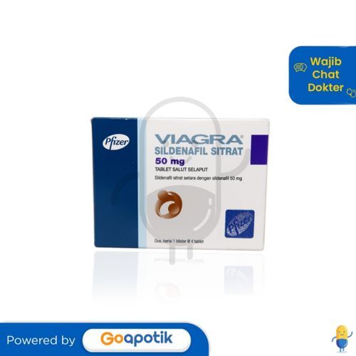 VIAGRA 50 MG 1 BLISTER @ 4 TABLET SALUT SELAPUT