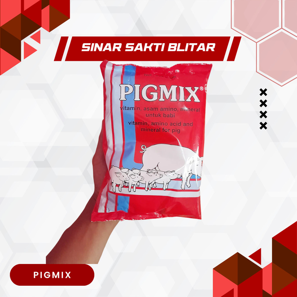 PIGMIX 500 GRAM MEDION - Premix Babi Vitamin Asam Amino Mineral Komplit - Premix Mineral Babi