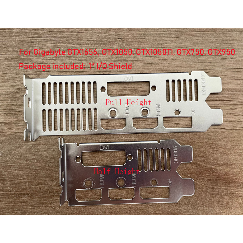 Original New For Gigabyte GTX1656, GTX1050, GTX1050TI, GTX750,GTX950 Half/Full Graphic card I/O Shie