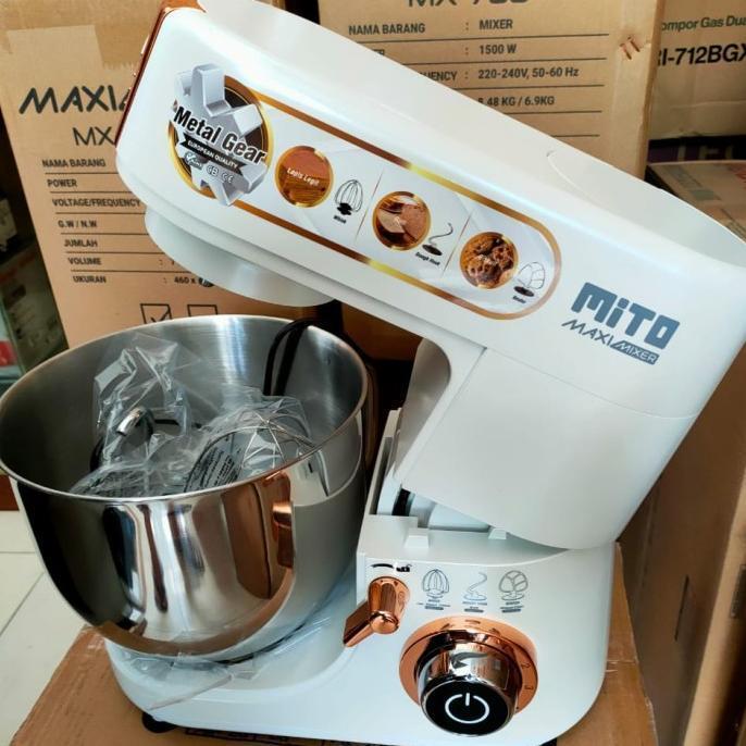 MITO MITOCHIBA STAND MIXER MX700 MX 700 MANGKOK STAINLESS BOWL 7 Liter - Putih