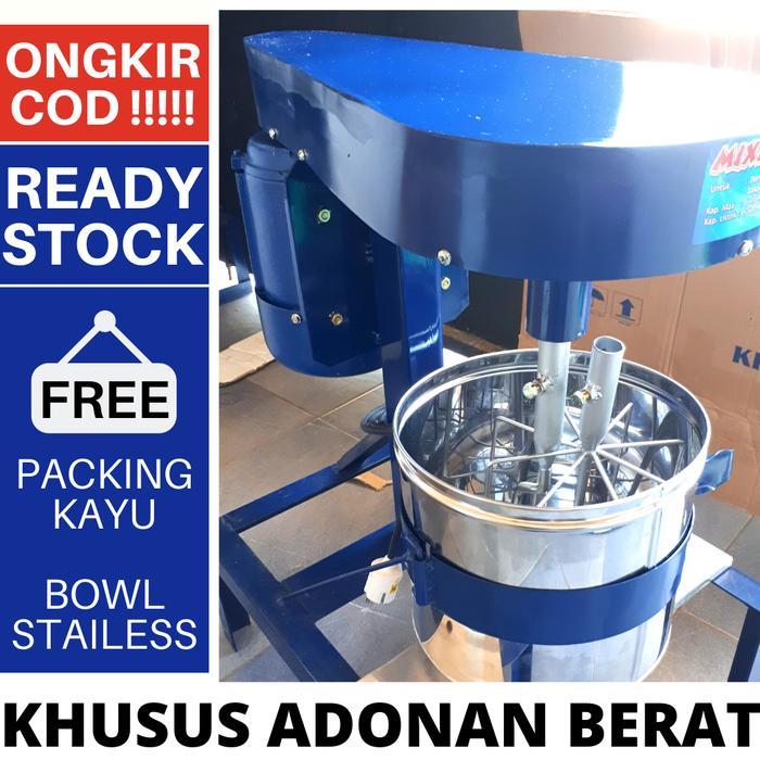 MIXER KAPASITAS 3 KG TEPUNG / MESIN MIXER ADONAN DONAT DAN ROTI / MESIN PENGADUK ADONAN BERAT