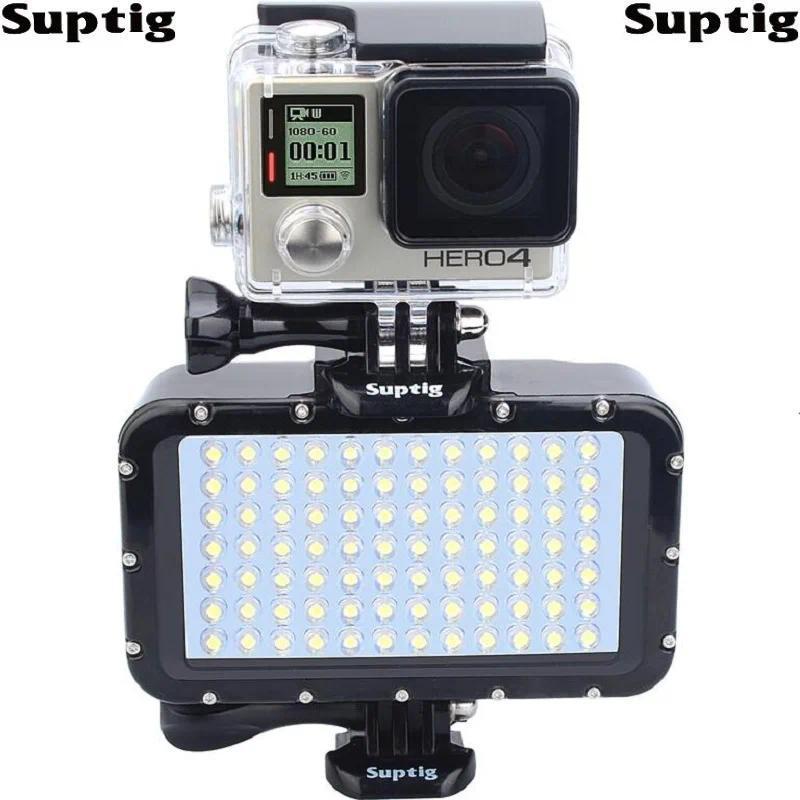SLR Camera Underwater Light ving Waterproof LED Lamp Power For GoPro Hero 12109876 Session 4 Xiaomi 