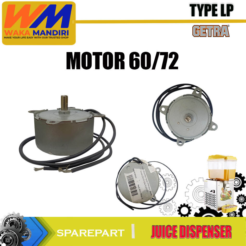 GALPLS0014 LP MOTOR 60/72 Juice Dispenser GEA GETRA