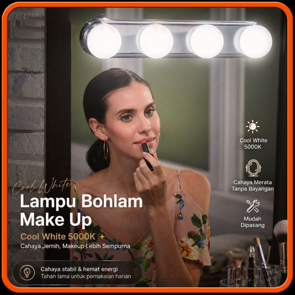 Lampu Bohlam Make Up Studio Glow Super Bright - NJ07004