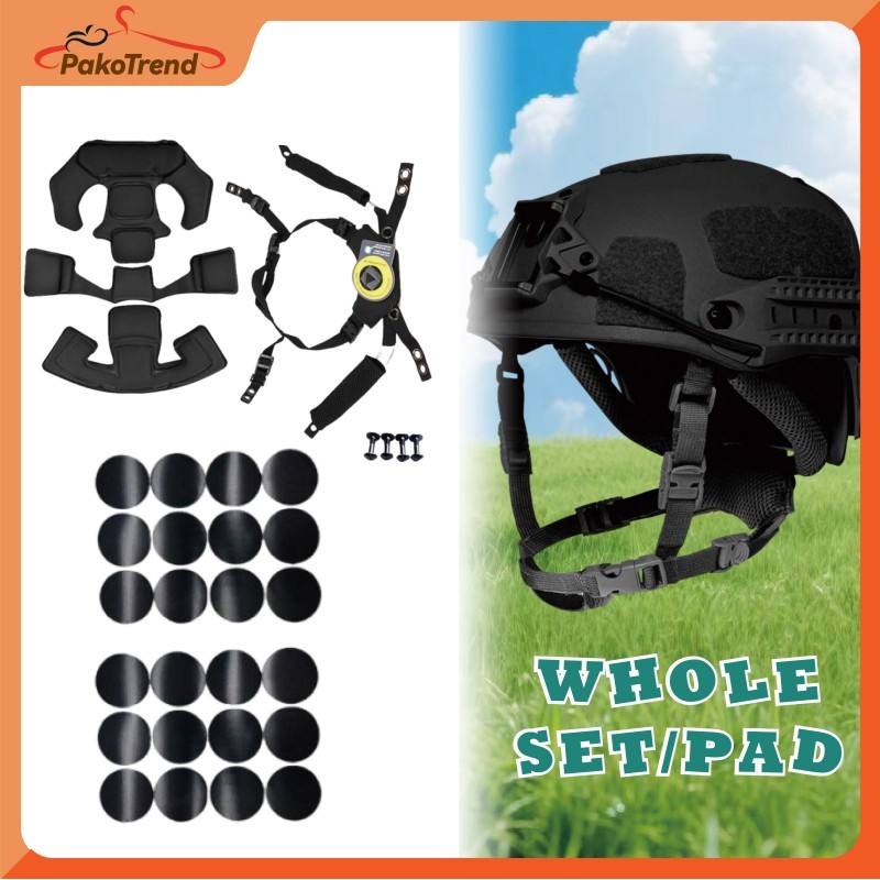 Wendy Busa Helm Tali Helm Taliputar Import FMA Tactical Busa Helmet Full Set Untuk Helm Tactical