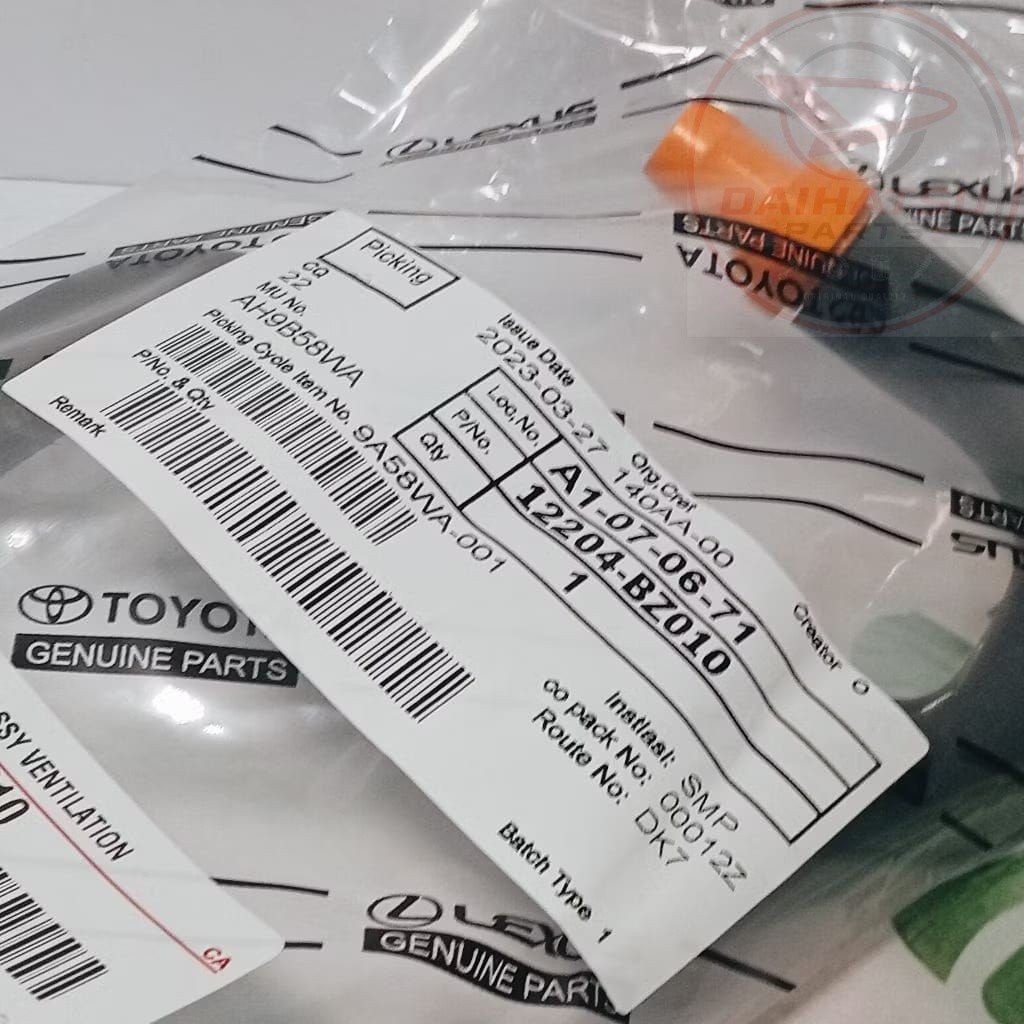 Selang Valve PCV+Valve PCV Original Toyota Avanza Xenia Rush Terios