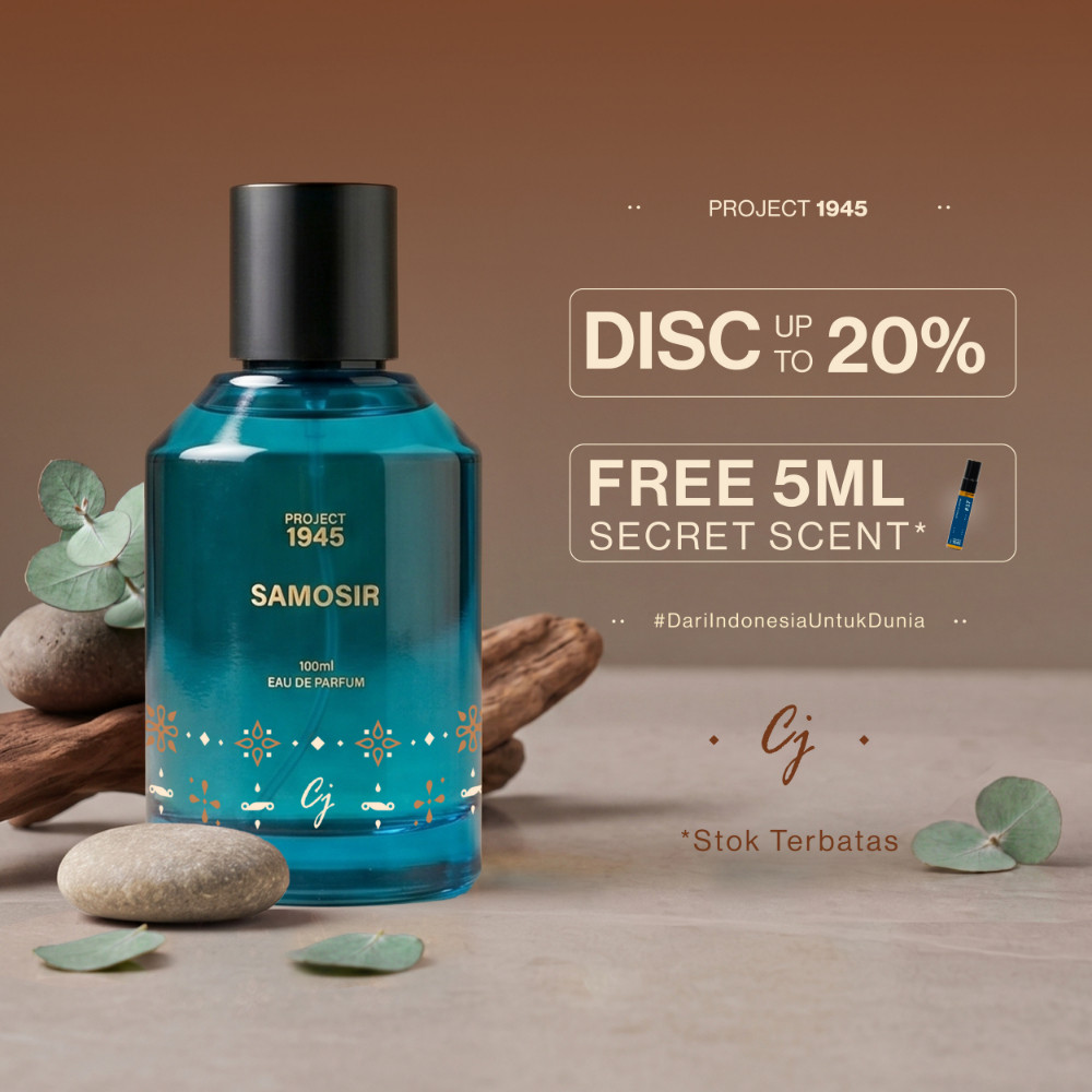 Project 1945 x CJ Samosir Perfume | EDP Parfum Unisex 100ml
