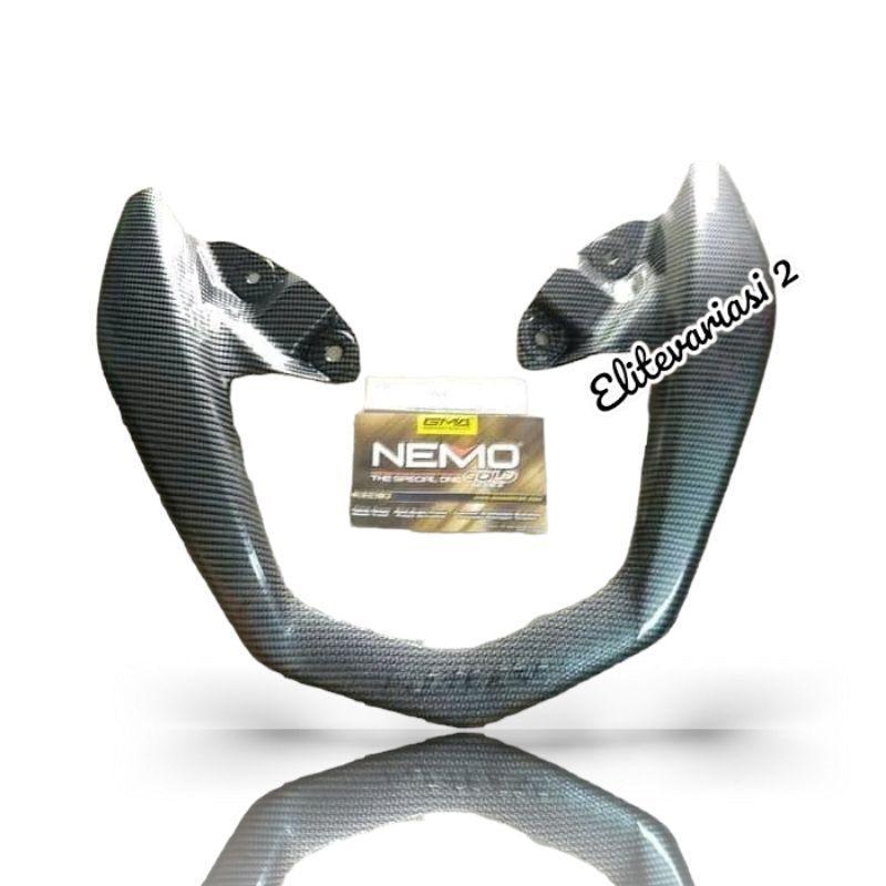 Cover Behel Belakang Yamaha Nmax Old Carbon Variasi Nemo, Tutup Behel Nmax Karbon, Variasi Behel Nma