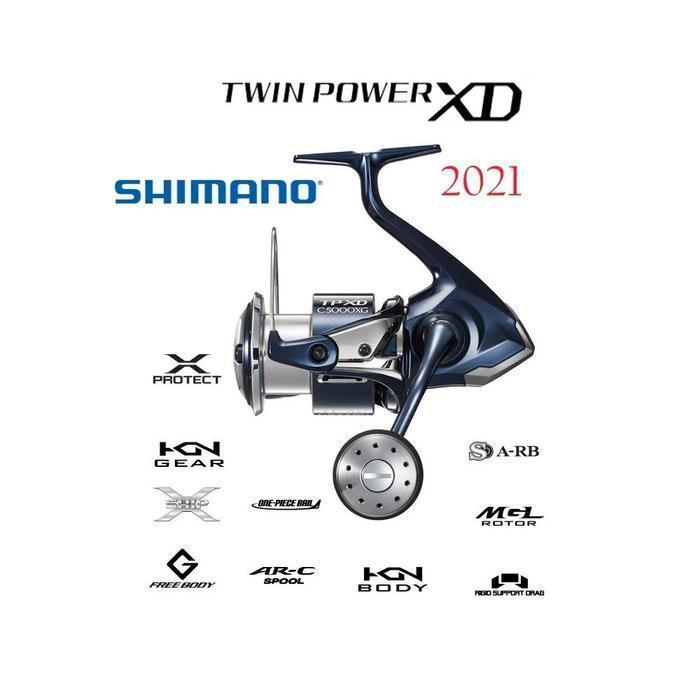 Reel Pancing Shimano Twin Power XD 2021 – Spinning Reel Premium Tahan Air dengan Teknologi Fuji & X-